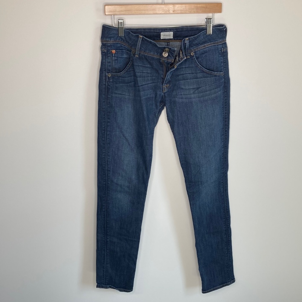 HUDSON | Slim Straight Button Fly Jean | 28